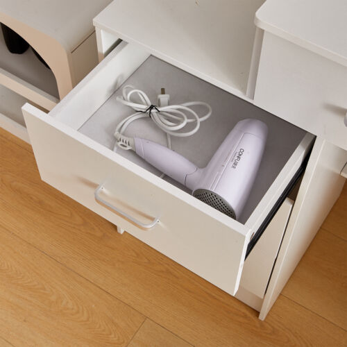 Makeup Dressing Table Vanity Set With Mirror 10 Led Lights for Girls Xmas Gifts - Picture 7 of 8
