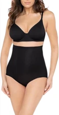 Miraclesuit Women's Shapewear Hi-Waist Brief Underwear Black