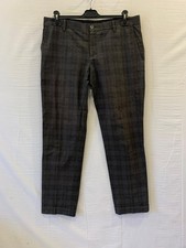 Authentic D&G Dolce & Gabbana Men's Plaid Dress Trousers Pants Size 50 (31".#p7