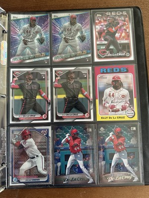 Binder Of Baseball Rookie Cards