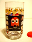 PAC MAN GLASS Arby's SHADOW 5 1/2" tall Blinky always close behind Gently Used — photo 1