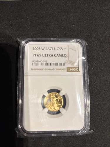 2002 1/10 oz $5 American Gold Eagle PF Ultra Cameo MS-69 NGC