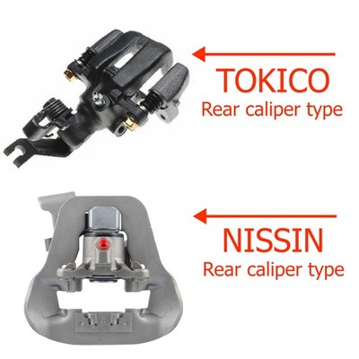 For Nissan 280ZX 1981-1984 2x Rear Caliper Repair Kits & Pistons