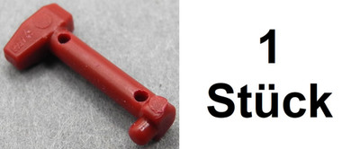 1x LEGO 61190d Minifigur Zubehör Helm Antenne Entfernungsmesser Dunkelrot