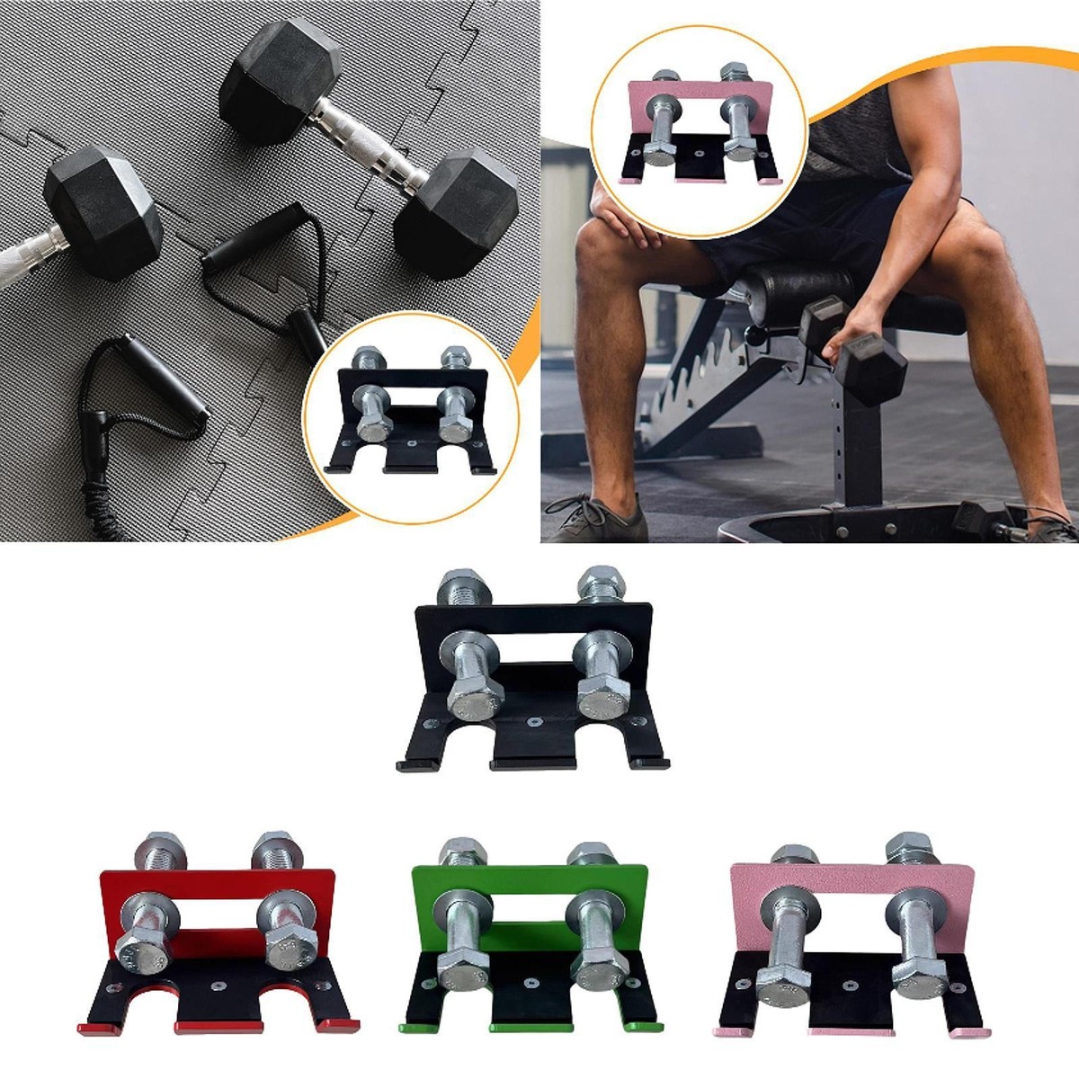 Barbell Holder for Squat Rack for Power Rack Vertical Garage Gym