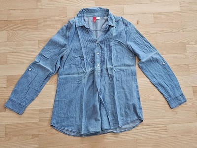 * Denim blouse DIVIDED by H&M girls size: 38 color: blue 100% cotton
