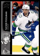 2021 Upper Deck Hockey Tucker Poolman 652 Vancouver Canucks