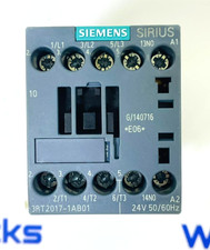 SIEMENS 3RT2017-1AB01 Contactor 24V 12A