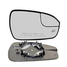 Passenger Side Power Heated Convex Mirror Glass Compatible with 2013 2014 Right