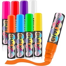 Celepen Window Chalk Markers for Cars Glass Washable, 8 15mm, Multicolor