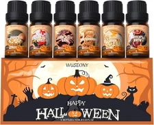 Halloween Fragrance Oils Set, Essential Oils for Diffusers Home, Scented Oils