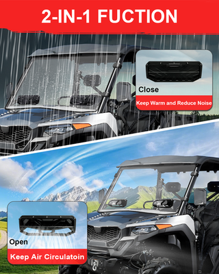 Vented Front Windshield Sliding For CF MOTO UForce 600 2021-2026