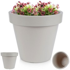 Doniczka Ogrodowa Donica Zewntrzna Plastikowa Okrga Beowa Dua 39x35 cm