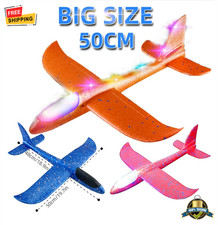 50CM Foam Glider Plane Hand Throw Outdoor Flying Airplane Toy for Kids
