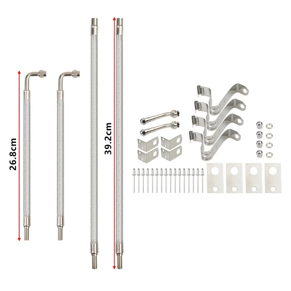 Stainless Steel Extension Kit for Effortless Inflation of Car and Truck Tires - Image 4 of 4