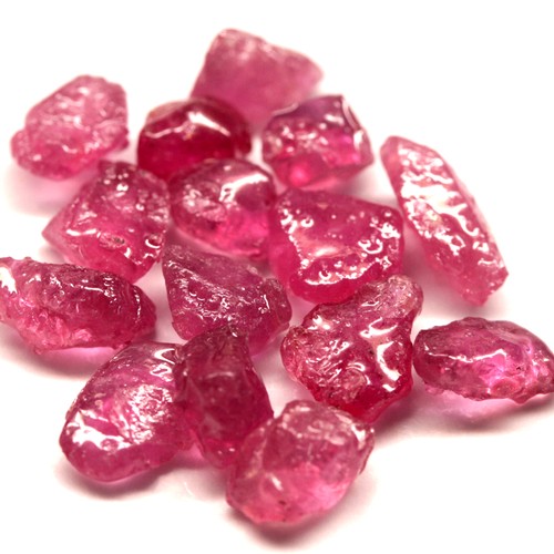 30.68Ct. Natural Gemstone Ruby Rough Pinkish Red Color Mine Mozambique ...