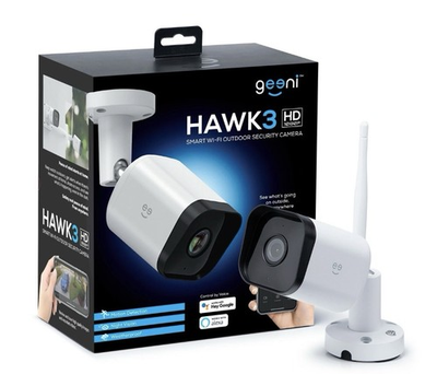 #ad Geeni Hawk 3 Outdoor 1080p HD WiFi Security Camera – Weatherproof $53.00