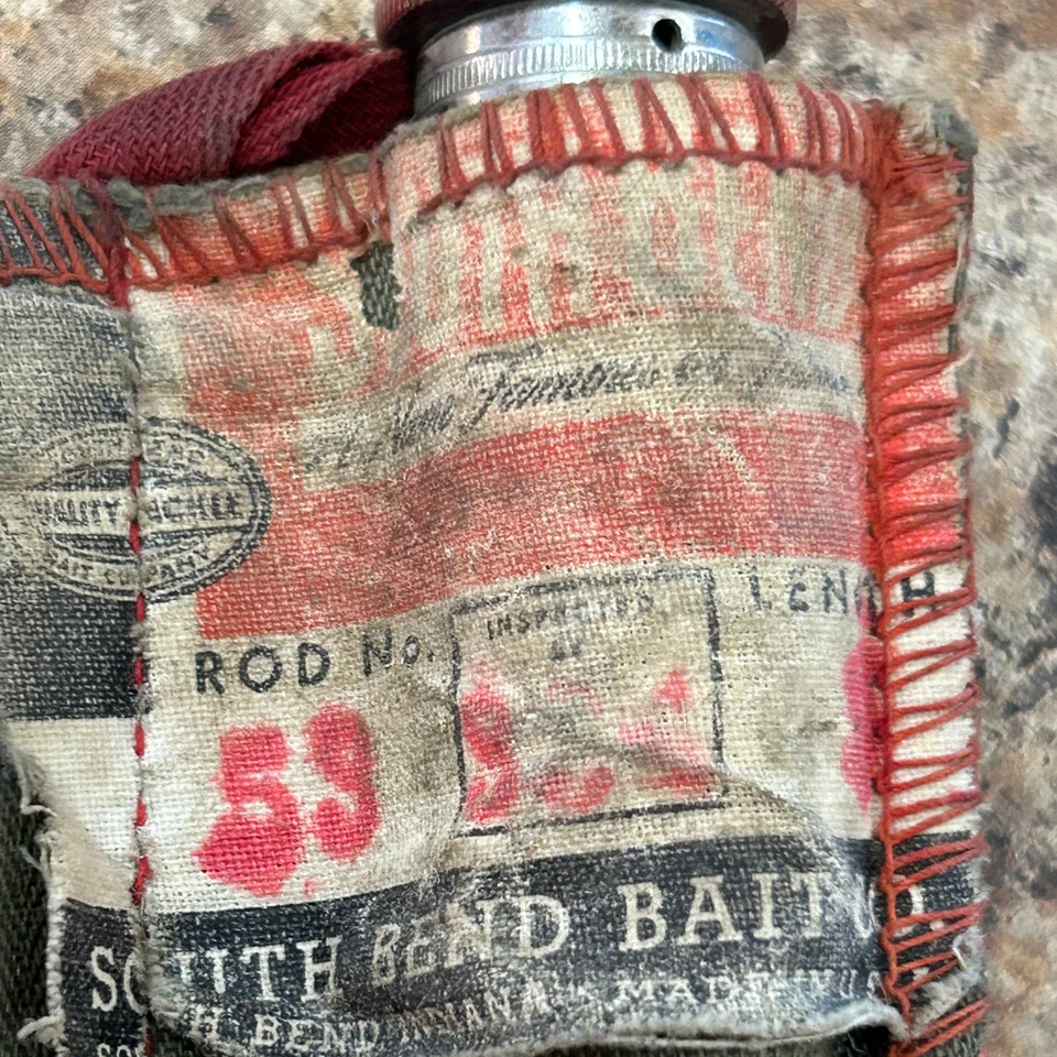 Fly Rod (9') South Bend #59 Bambú Regalo para Él Incluye Doble Puntas, Bolsa Original Foto 2 de 4