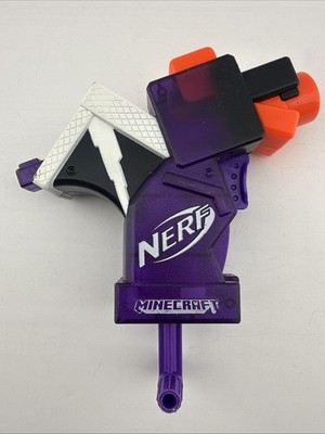 NERF Minecraft MicroShots Ender Dragon Mini Blaster Purple Black