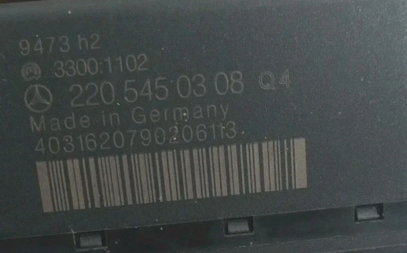 2000–2006 Mercedes S430 S500 W220 Ignition module Switch 2205450308 - Image 2 of 4