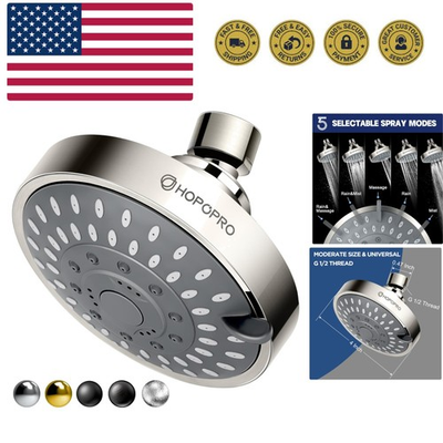 #ad 5 Mode High Pressure Shower Head The Washington Post NBC News Today TV Sh... $35.99