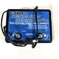 Electric Fence Energizer, Fi-Shock,  SS-725, for Pets and Small Animals