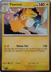 Pawmot 034/094 Phantasmal Flames Holo Rare