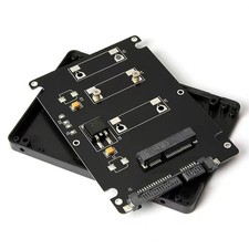2.5 Inch SATA to mSATA SSD Enclosure Converter Internal / External Adapter