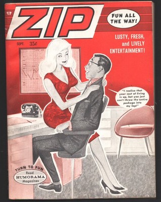 Zip 9/1966-Timely-Ward-Wenzel-de Carlo-Goldberg-cartoon art-Cheesecake