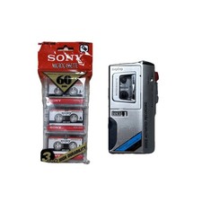 Sanyo TRC-590M Handheld Voice Activated Microcassette Recorder Silver  TESTED