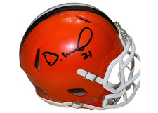 Denzel Ward Signed Cleveland Browns Mini Helmet JSA