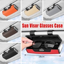 Car Sunglasses Holder Sun Visor Glasses Clip StorageCase Organizer for Vehicles