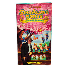 VTG Disney Sing Along Songs VHS Zip-A-Dee-Doo-Dah Volume 2 Tested