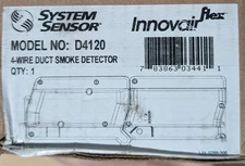 System Sensor D4120 4 Wire Photoelectric Duct Smoke Detector - SAME DAY SHIPPING
