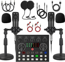 V8S for 2, V8S Voice Changer with BM-800 Podcast Microphone Bundle - Studio Cond