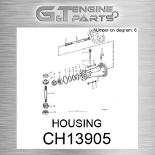 CH13905 HOUSING fits JOHN DEERE (Surplus Open Box)
