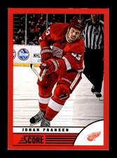 600. 2013-14 score . #167 Johan Franzen . Red Border Parallel panini . PWE .