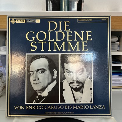 DIE GOLDENE STIMME 6 LP BOX CARUSO BIS LANZA 2623f