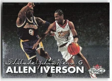 1999-00 Fleer Force #123 Allen Iverson (w/ Kobe Bryant) 76ers