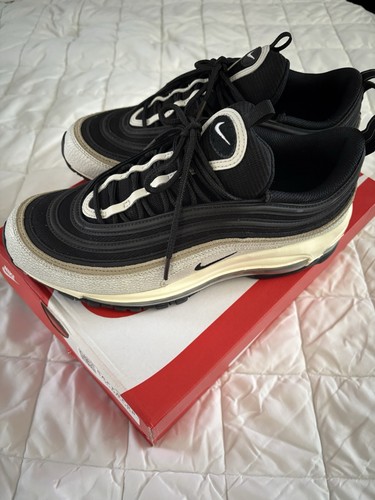 Nike Air Max 97 Black White Men's Low Top Running Jogging Sneakers - Picture 2 of 5