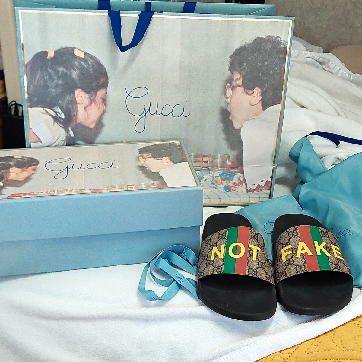 Gucci Striped Sandals for Men for sale | eBay