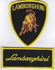 LAMBORGHINI RACING PERFORMANCE SEW/IRON ON PATCH ITALY 🇮🇹 ITALIAN BADGE EMBLEM