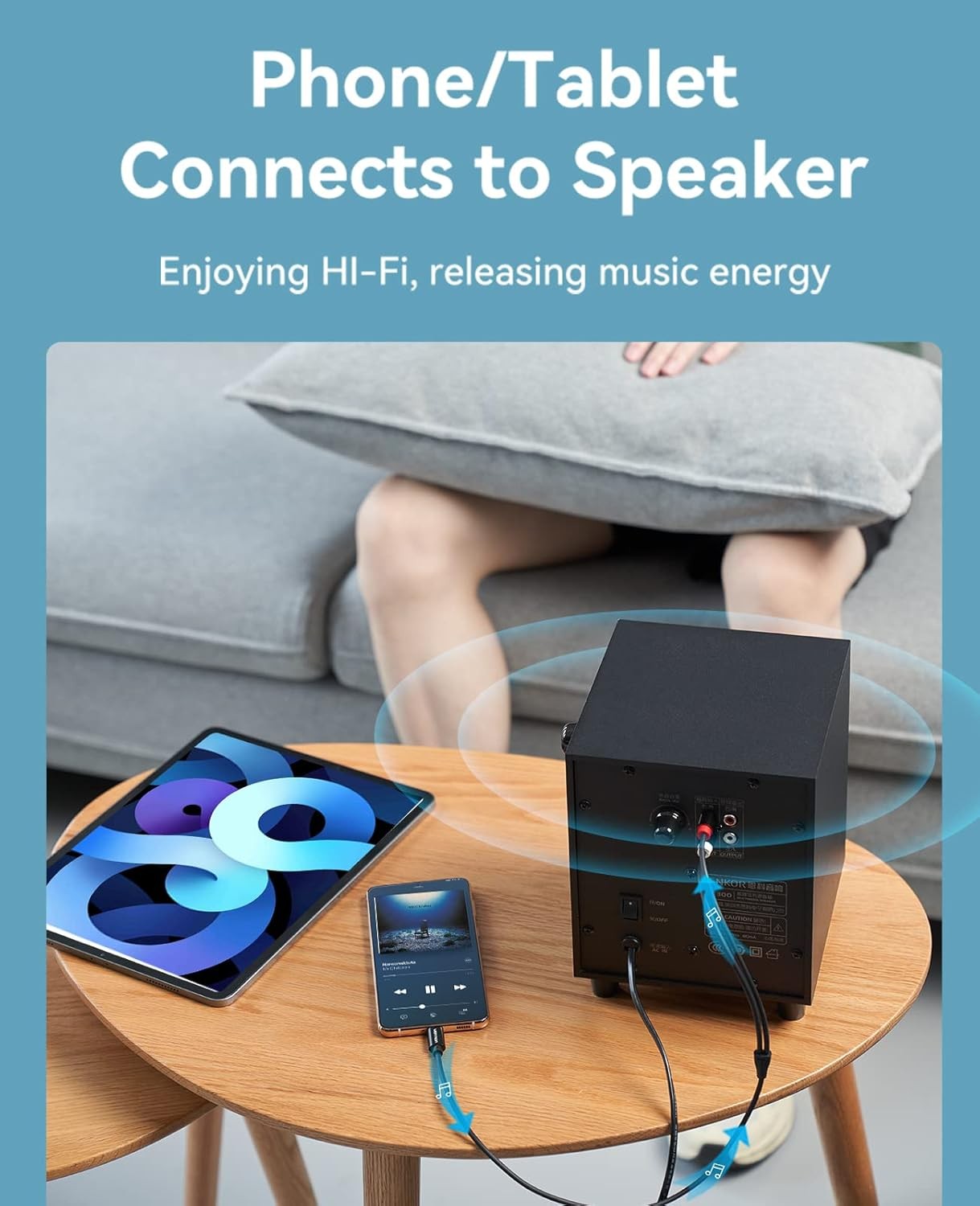 VENTION USB C to 2 RCA Audio Cable, Type-C to RCA Cable 2RCA Jack USB-C Audio Li