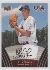 2008 Upper Deck USA Baseball Teams Red Auto 20/25 Kyle Gibson #67 Auto 0b2