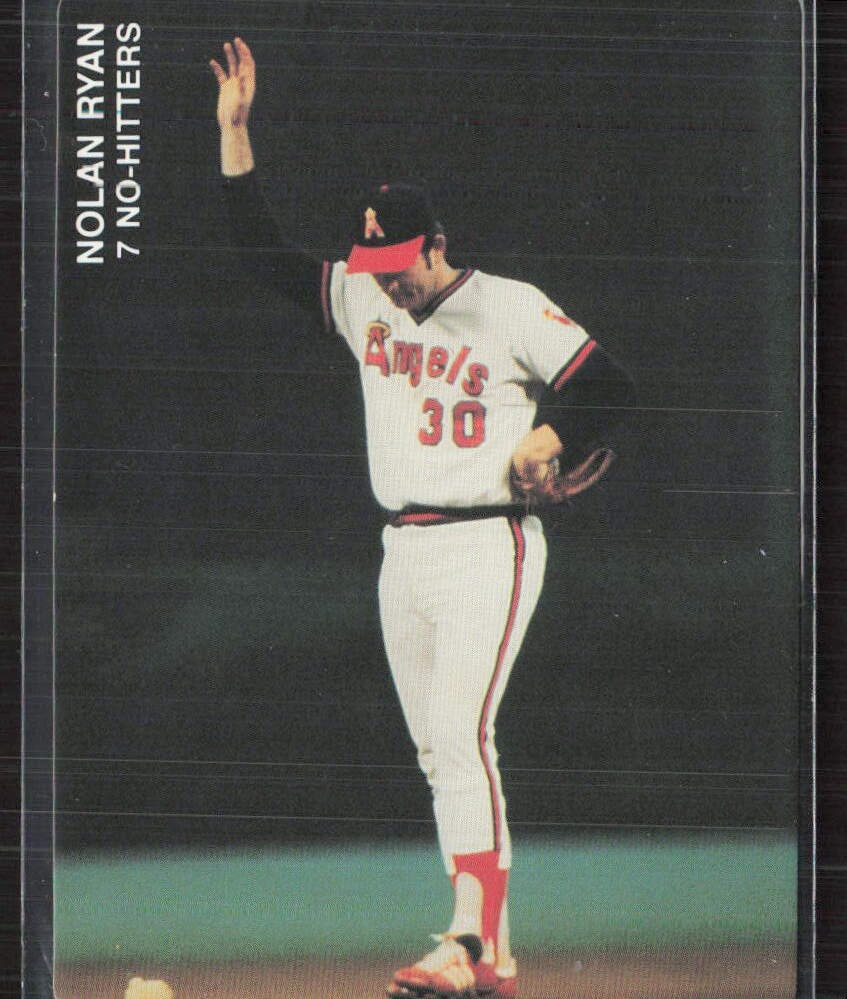 1992 Mother's Cookies Nolan Ryan 7 No-Hitters #3 Nolan Ryan (W)