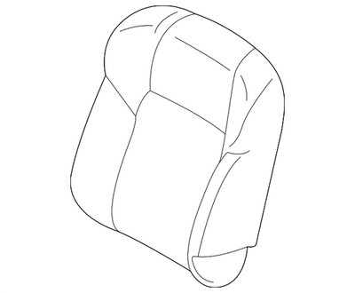 Genuine Nissan Seat Back Cushion Cover 87620-6TB2A