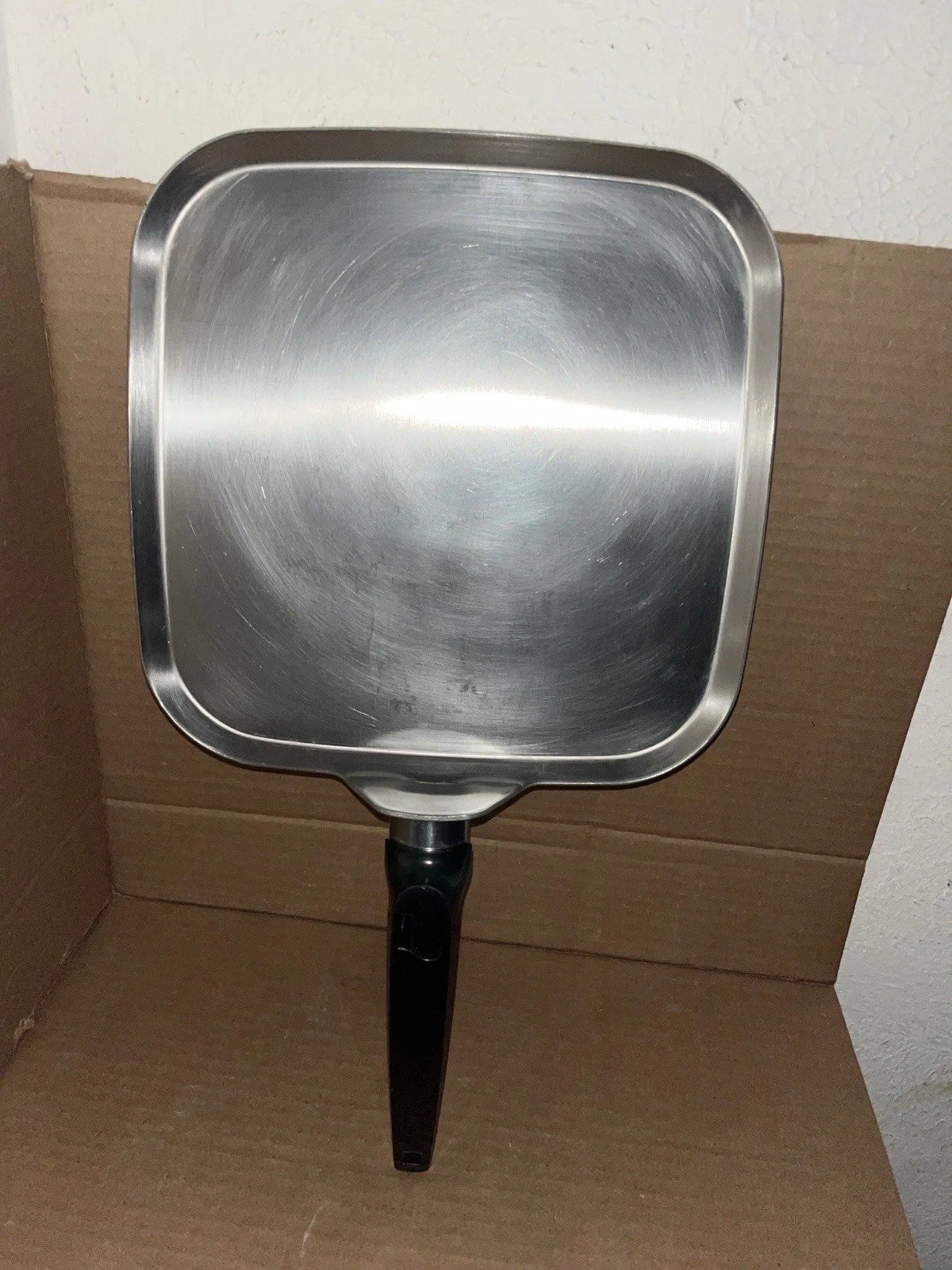 Lifetime Regal Ware Cookware 11" Griddle Stainless Square Flat Grill Pan Skillet