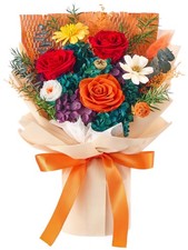 Flowers for Delivery Prime Forever Flowers Preserved Roses Bouquets Purple Fl...