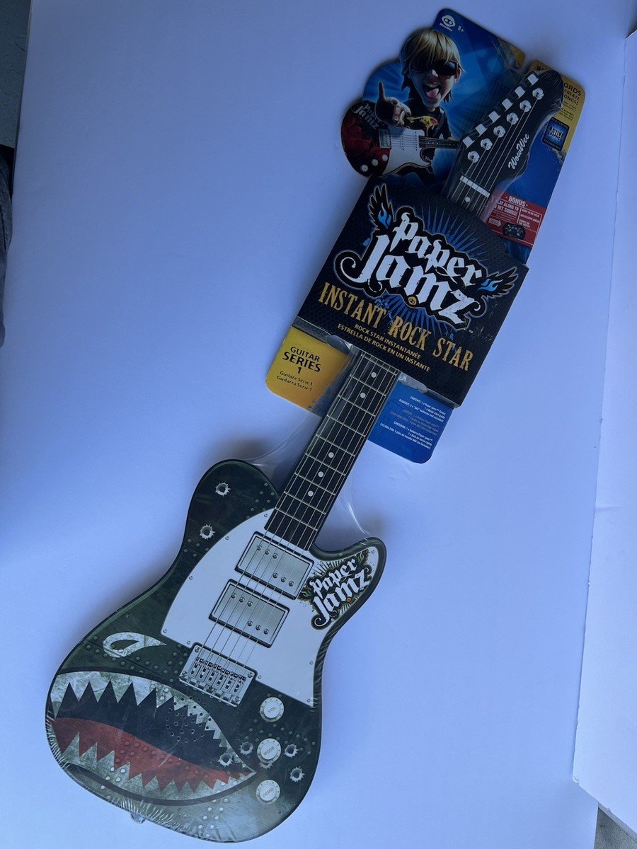 WOWWEE paper jamz GUITAR PUTS 2本 アンプ1個 WowWee Paper Jamz Guitar Series 1 Instant Rock Star Red