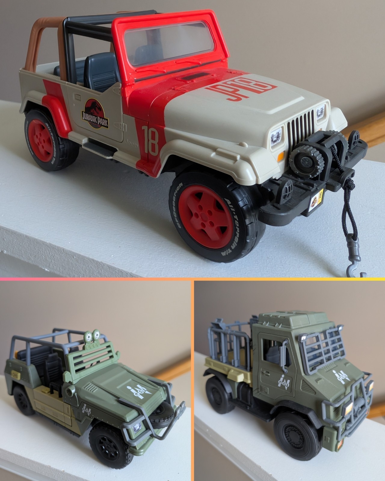 Jurassic Park World Legacy Jeep Wrangler JP18 Isla Sorna Tra